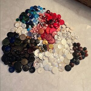 Lot of Statement  bling buttons.